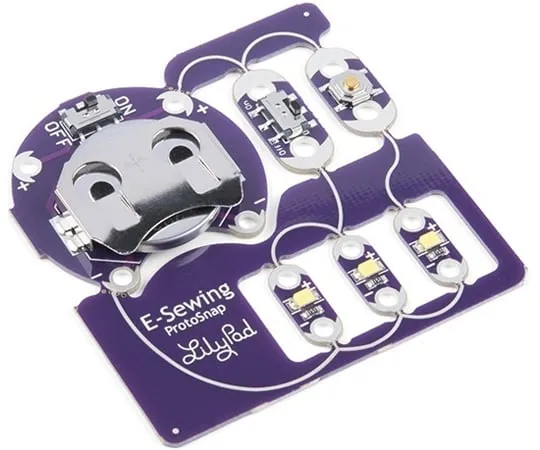 67-0422-55 LilyPad E-Sewing ProtoSnap DEV-14546