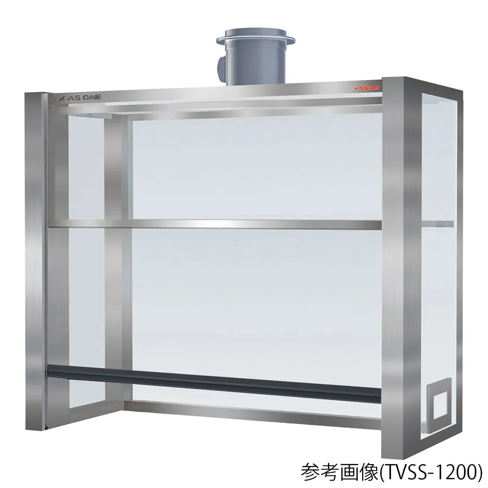 4-1189-01 Stainless steel Laboratory bench hood (One-sided balance sash type) TVSS-1200