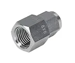 61-7635-65 Stainless Steel (SUS316) Tightening Fitting Female Straight R1/8 NSCF0420-01