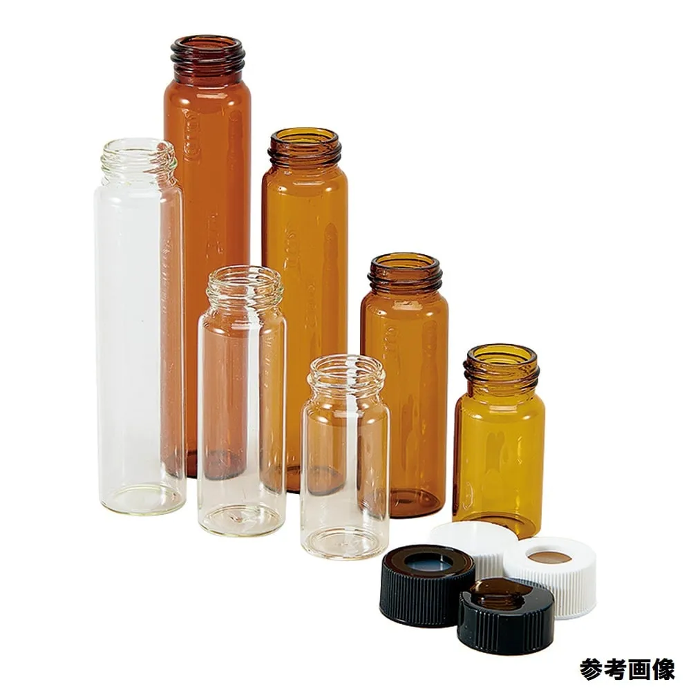 51-0001-24 ASONE Sample Tube Bottle, Transparent, 20 mL, 1 Box (100 Pieces) -