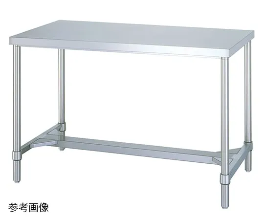 1-1632-33 Quiet Stainless Steel Workbench Width 600 x Depth 450 x Height 800 mm WH-6045SI
