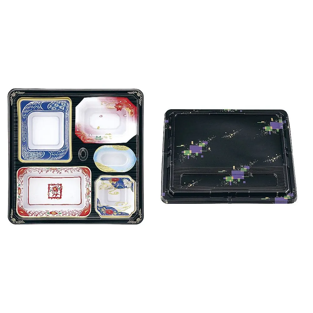 62-6652-41 One-Way Kaiseki Meal Set Lid Sanmai (20 Set Pack) T-204