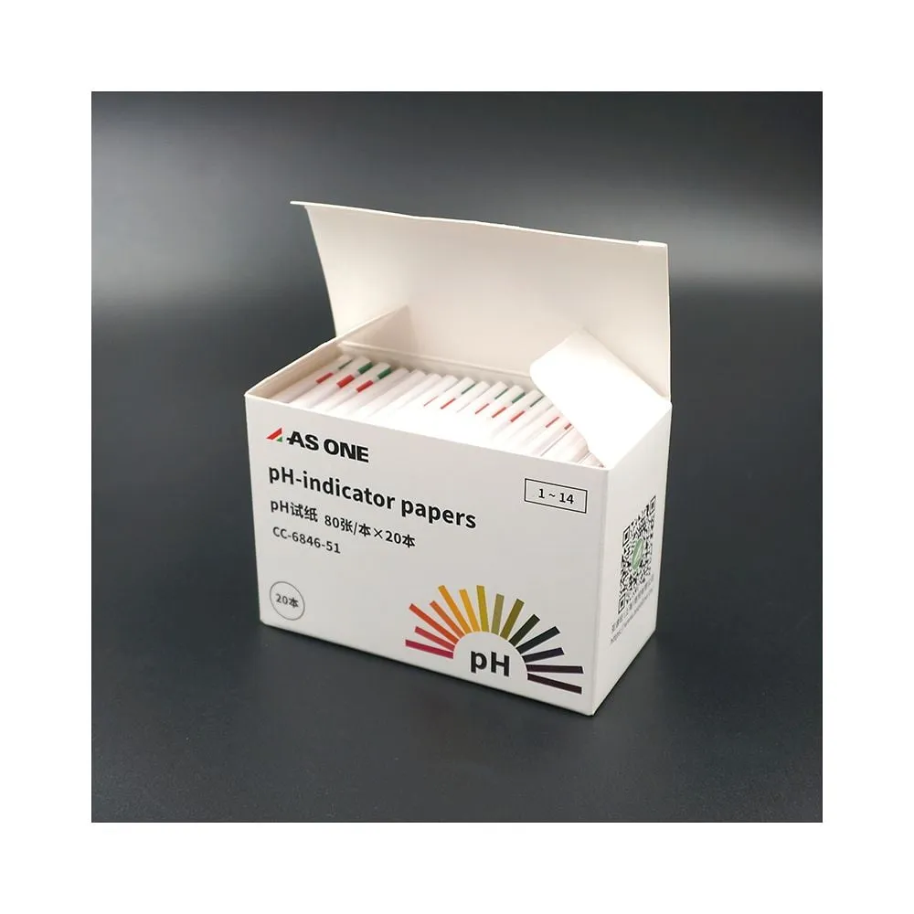 51-0275-01 AS ONE pH Test Paper pH1-14 1 Set (80 Sheets) pHI1-141Piece