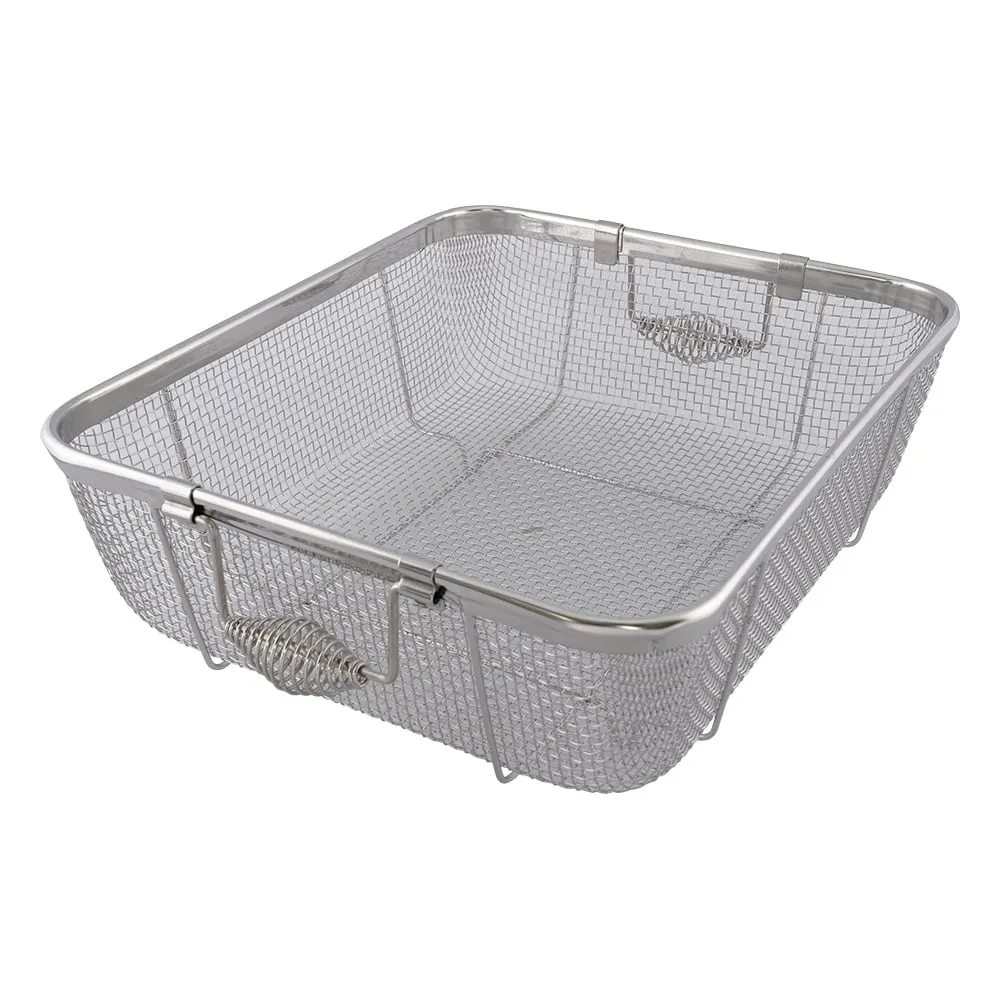 4-102-02 Stainless Cleaning Basket Shallow Type -