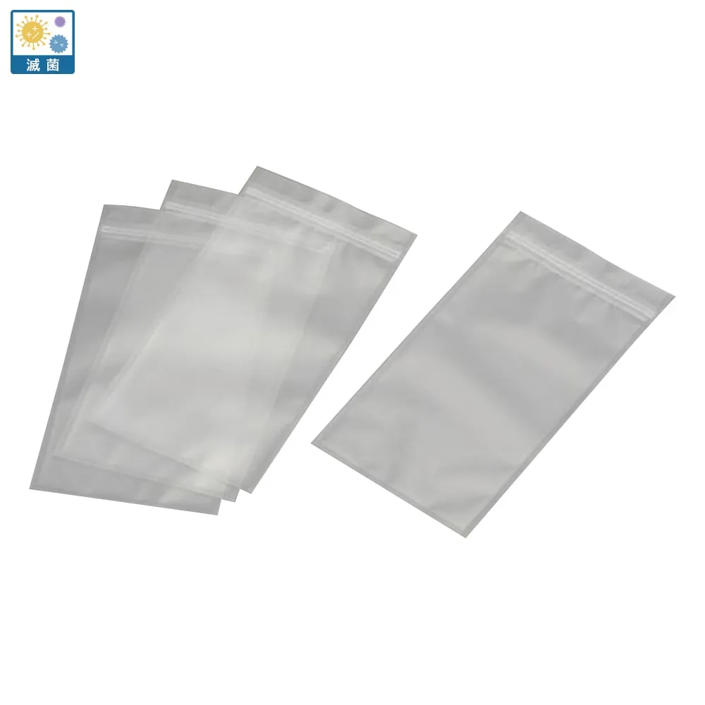 4-3099-31 Gas Barrier Chuck Bag (High-Sealing Special Chuck) 40 Pieces Pack (Flat Bag with Chuck) Sterilized T310W160