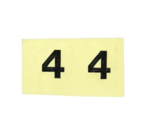 61-7397-16 Character Seal 4 Black 10mm CL10B-4