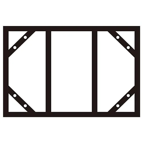 61-3395-98 Slide Angle (300 x 600mm, Meiji Mountain Type) KHT-3SA 53300