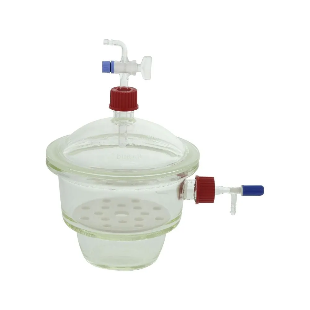 61-4412-74 Desiccator with Upper Side Entrance Cock DURAN 150mm 017440-150