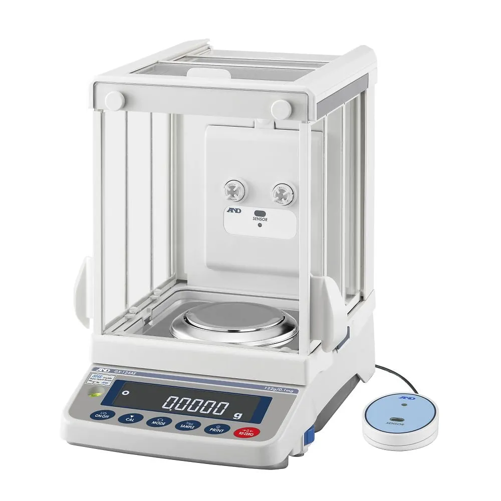 64-0694-37 Electronic Balance scale for Analysis Built-in standard weight with Static Eliminator 122 g/0.1 mg GX124AE