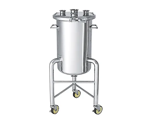 61-0751-95 Ferrule Open Stainless Steel Pressurizing Container with Leg 10L PCN-F-L-10