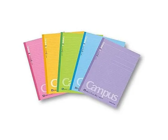 61-0576-09 Notebook 5 Volumes Pack B5 Middle Horizontal Rule (With Dot) ノ-3CBTNX5