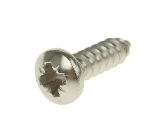 63-4638-89 RS PRO Plain Stainless Steel Pan Head Self Tapping Screw, N°No. 6 x 1/2in Long 13mm Long 521-585