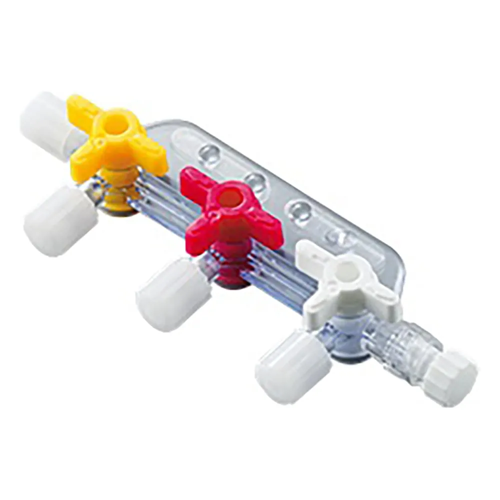 3-6164-01 Luer Stopcock Manifold Female Luer 4 Pcs, Male Luer Lock 1 Piece 17551