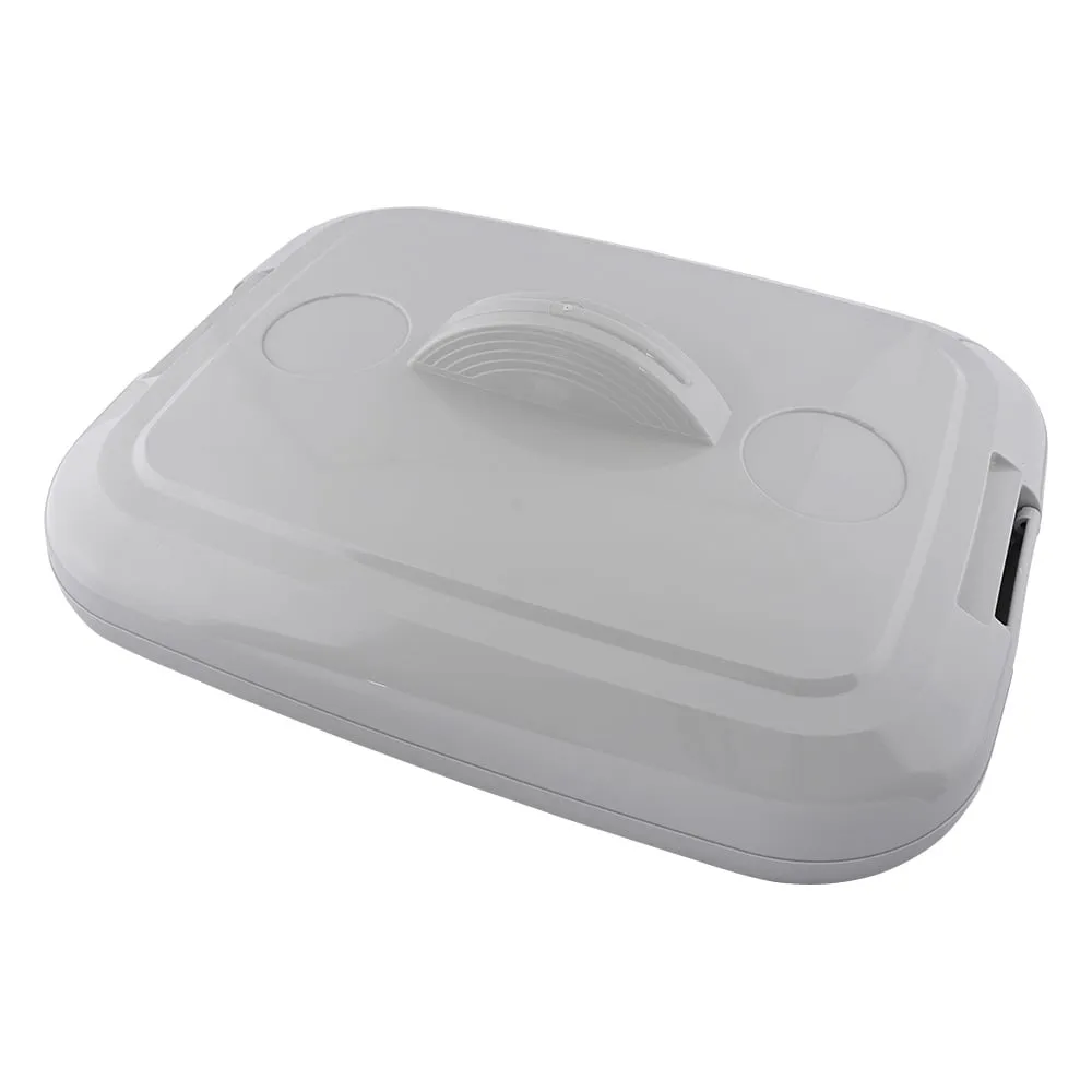 1-8214-10 Eco Plastic Pail Square Type Cover PEKF9H