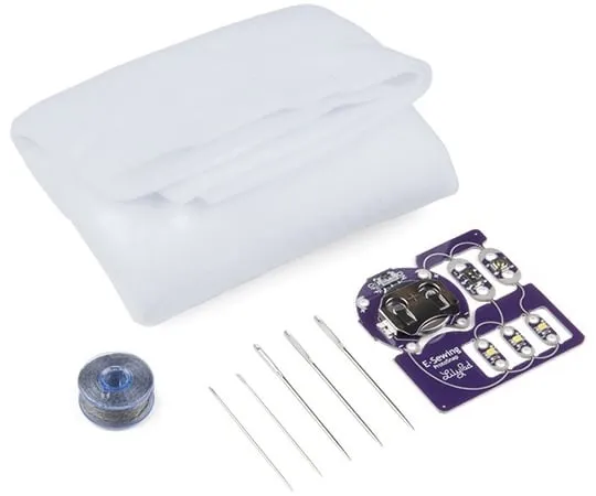 67-0424-14 LilyPad E-Sewing ProtoSnap Kit KIT-14528