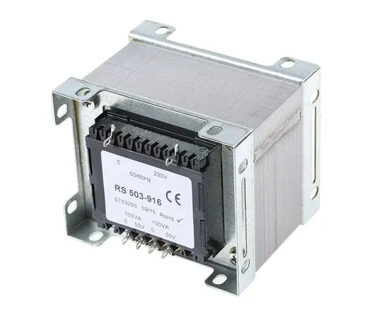 63-4636-24 RS PRO 200VA 2 Output Chassis Mounting Transformer, 50V ac 503-916