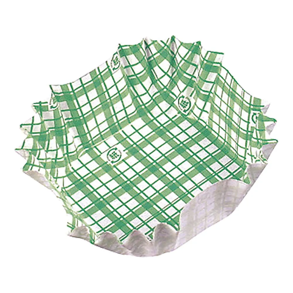 62-6649-09 Paper Cup Coco Case Square Corner (500 Sheets) Green