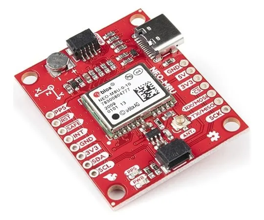 67-0423-82 SparkFun GPS Dead Reckoning Breakout - NEO-M8U (Qwiic) GPS-16329