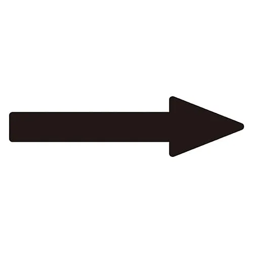 61-3408-71 Direction Indication Sticker For Identifying Tube -> (Black) Arrow Sticker 31 193531