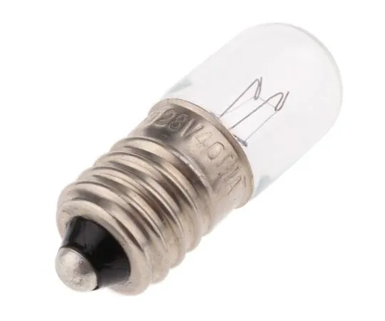 63-4140-27 E10 Indicator Light, Clear, 28 V, 40 mA, 4000h 104-799