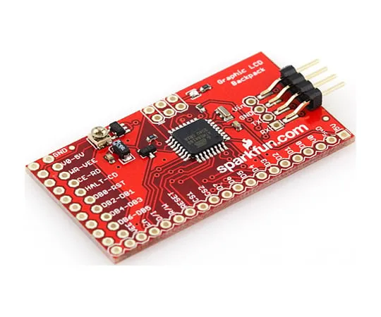 67-0453-94　［Discontinued］SparkFun Graphic LCD Serial Backpack　LCD-09352