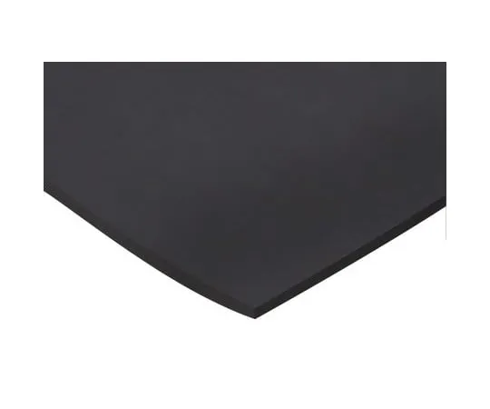 63-4839-16　［Discontinued］Black Natural Rubber Sheets, 1m x 600mm x 1.5mm　506-3078