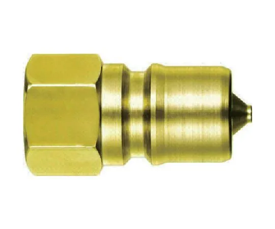 68-5036-09　［Discontinued］SP Coupler Type A Plug Brass Nitrile Rubber NBR (SG) Mating Side Mounting Size R2 (19106)　16P-ABRASSNBR