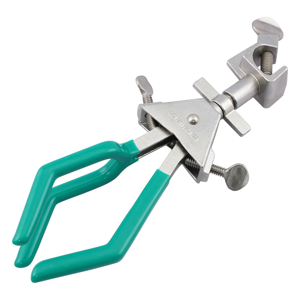 1-1797-01 Stainless Steel Both Side Opening Clamp (With Adjustable Holder) Large