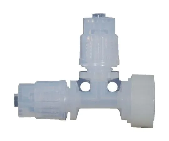 63-2114-49 Fluoropolymer Fittings Run Tee LQ3 LQ3R1A-FN