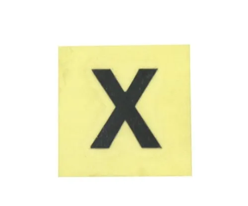 61-7398-15 Character Seal Black x 15mm CL15B-X