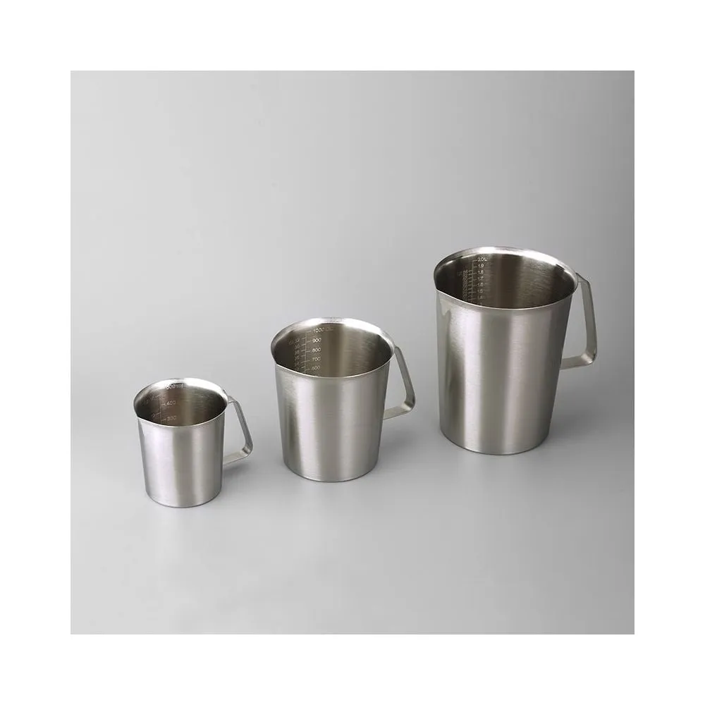51-0263-01 AS ONE Stainless Steel Measuring Cup 500 ml