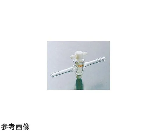 65-6841-74 PTFE Two-Way Cock (with Rubber Stopper) φ6 16 2010-01