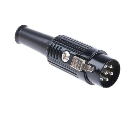 63-4634-17 RS PRO 6 Pole Din Plug, 1A, 100 V ac, Push Lock 490-917