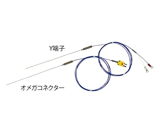 1-3985-01-57 Ultrafine Temperature Sensor (K Thermocouple) φ0.15mm 100 mm Y Terminal with Chinese Calibration Certificate
