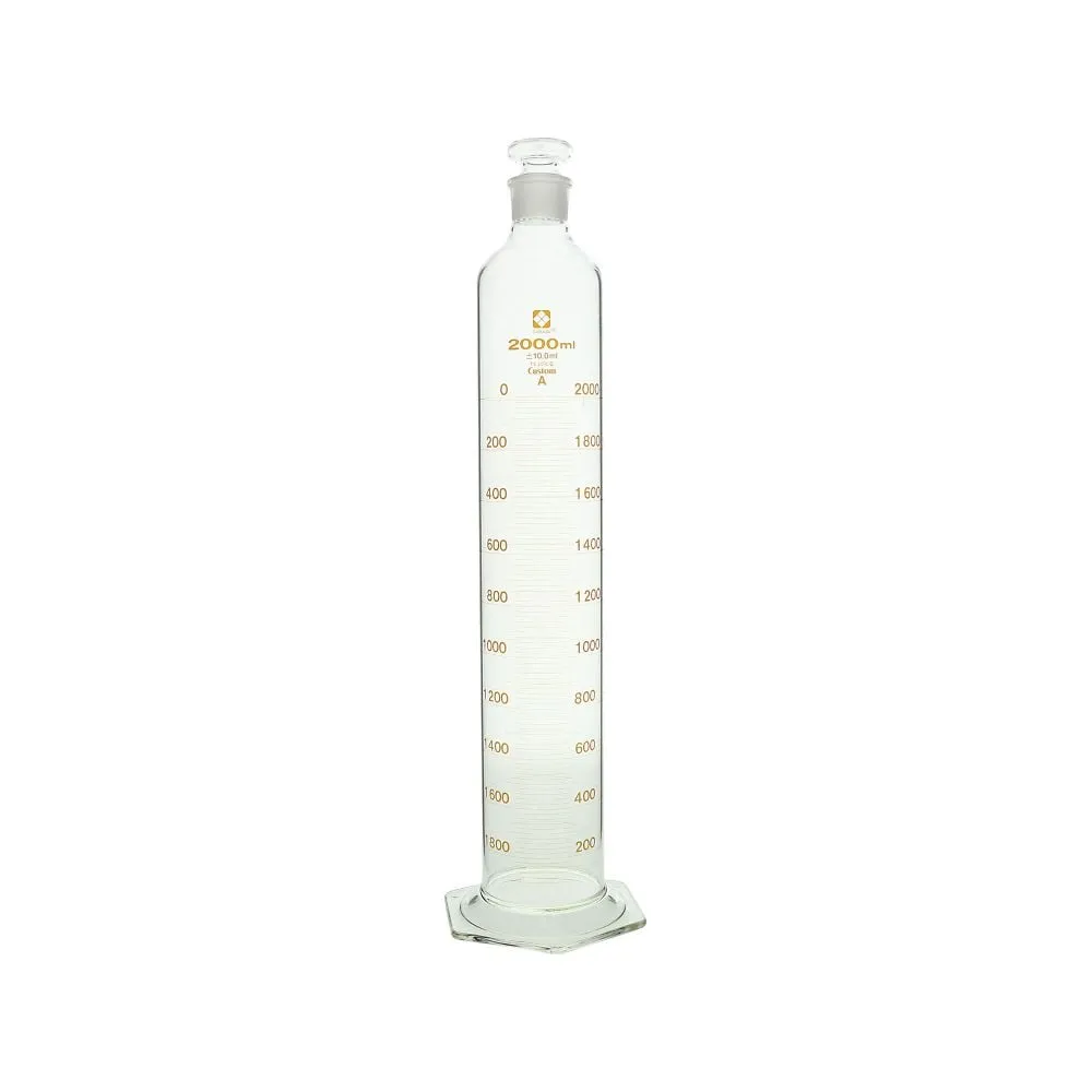 61-4415-92 Graduated Cylinder with Plug Custom A 2L 026580-20001