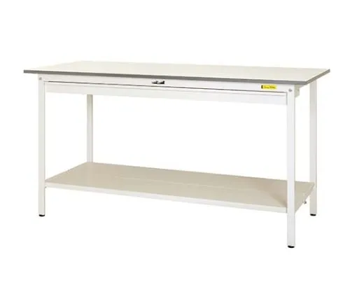 61-3745-33 Work Table 150 Series with Fixed Wide Drawer H950mm with Double-Sided Shelf Board SUPH-960WTT-WW