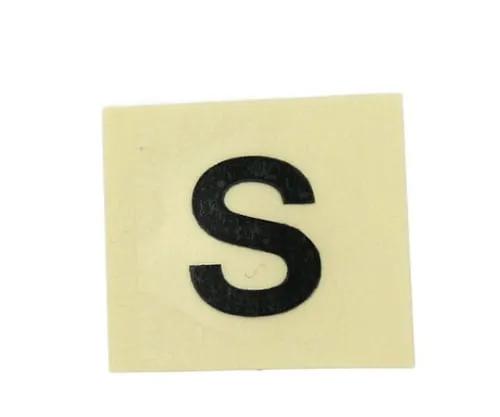 61-7398-10 Character Seal Black S 15mm CL15B-S