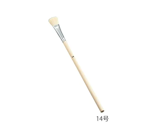 3-9043-04 Flat Brush OCTAGON Goat Hair No.14 11701