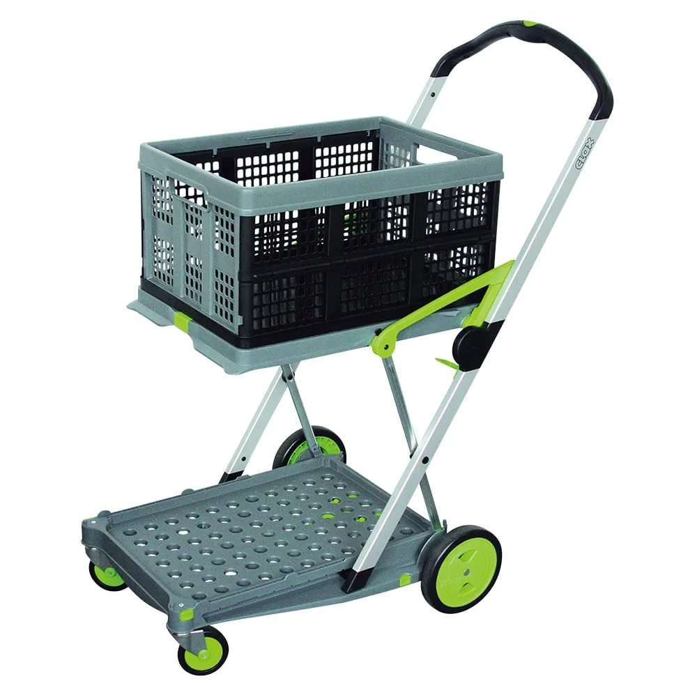 3-8191-01 2 Stage Bogie With Folding Container (Clax Mobil Trolley) 0040002