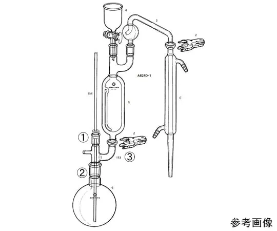64-1060-34 Kjeldahl steam distillation apparatus AB24D-1-1