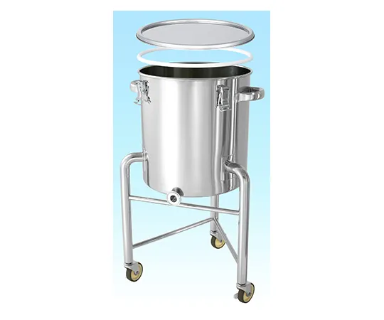 62-1370-10 One-Side Tapered Type Sealing Container with PTFE Packing with Leg 20L KTT-CTH-L-PTFE-30