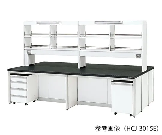 3-7914-01 Laboratory center bench (Frame Type) 1800 x 1200 x 800/1870mm with LED lighting HCJ-1812E