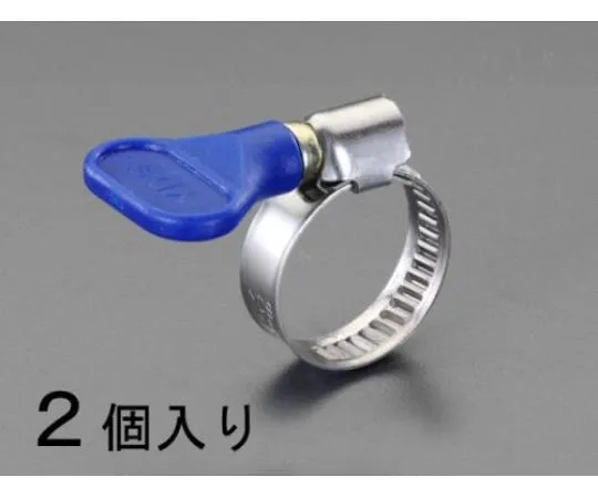 78-0152-72 Hand-Tighten Hose Clamp (Stainless) 16-25mm (2Pcs) EA463HB-45