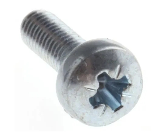 63-4584-18 RS PRO, M3 Pan Head, 10mm Steel Pozidriv Bright Zinc Plated 198-289