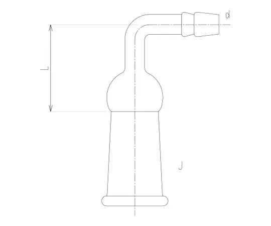 62-2092-70 Exhaust Tube Curved Tube Female 2406-1L