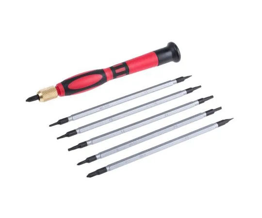 63-4595-22 RS PRO Interchangeable Phillips, Slotted, Torx Screwdriver Set 7 Piece 252-949