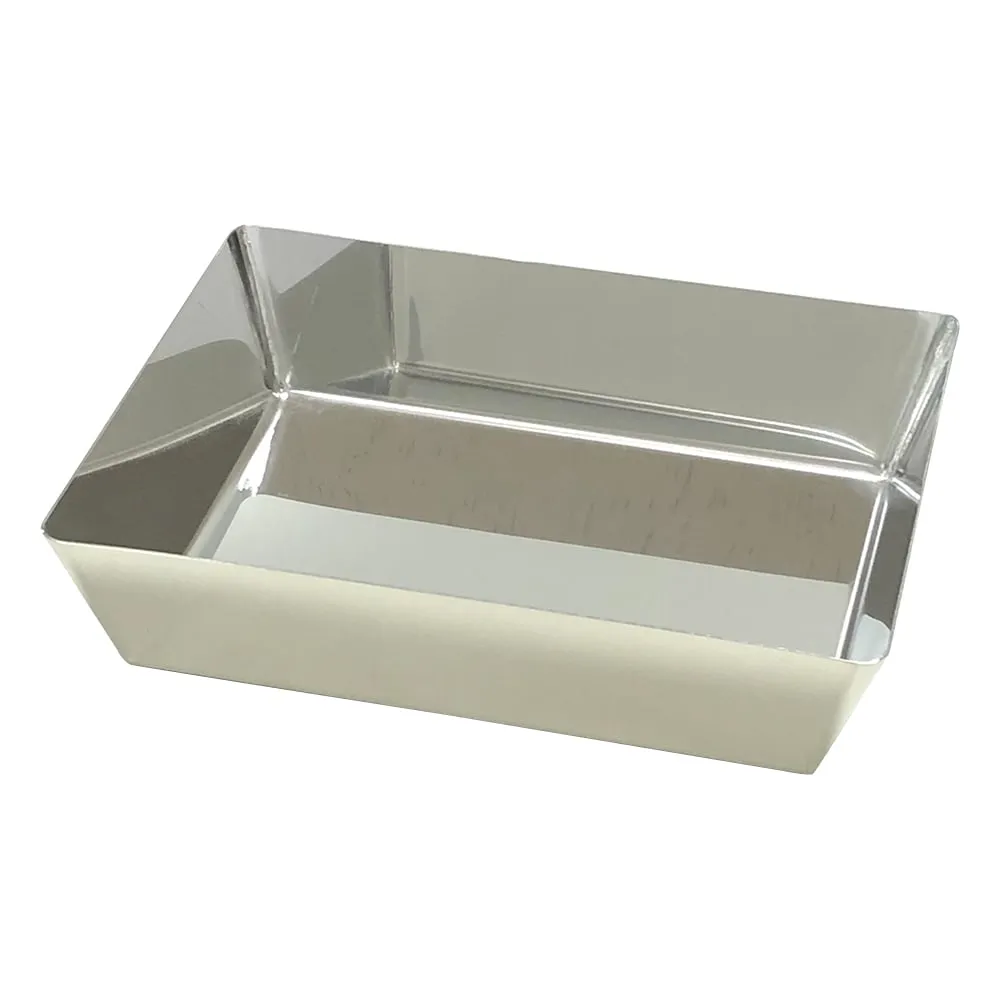 4-2269-01 Stainless Steel Square Tray (R-less) 190 x 140 x 50 mm 0568