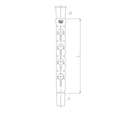 62-2108-95 Fractionating Column Sneader 3524-3-3L