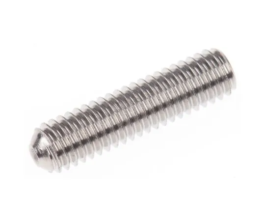 63-4568-07 Plain Stainless Steel Hex Socket Set M3 x 12mm Grub Screw 137-736