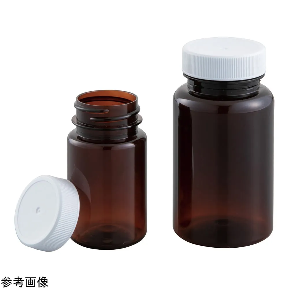 4-4492-02 Light Shielding PET Wide Mouth Bottle 120 mL PLC-06592
